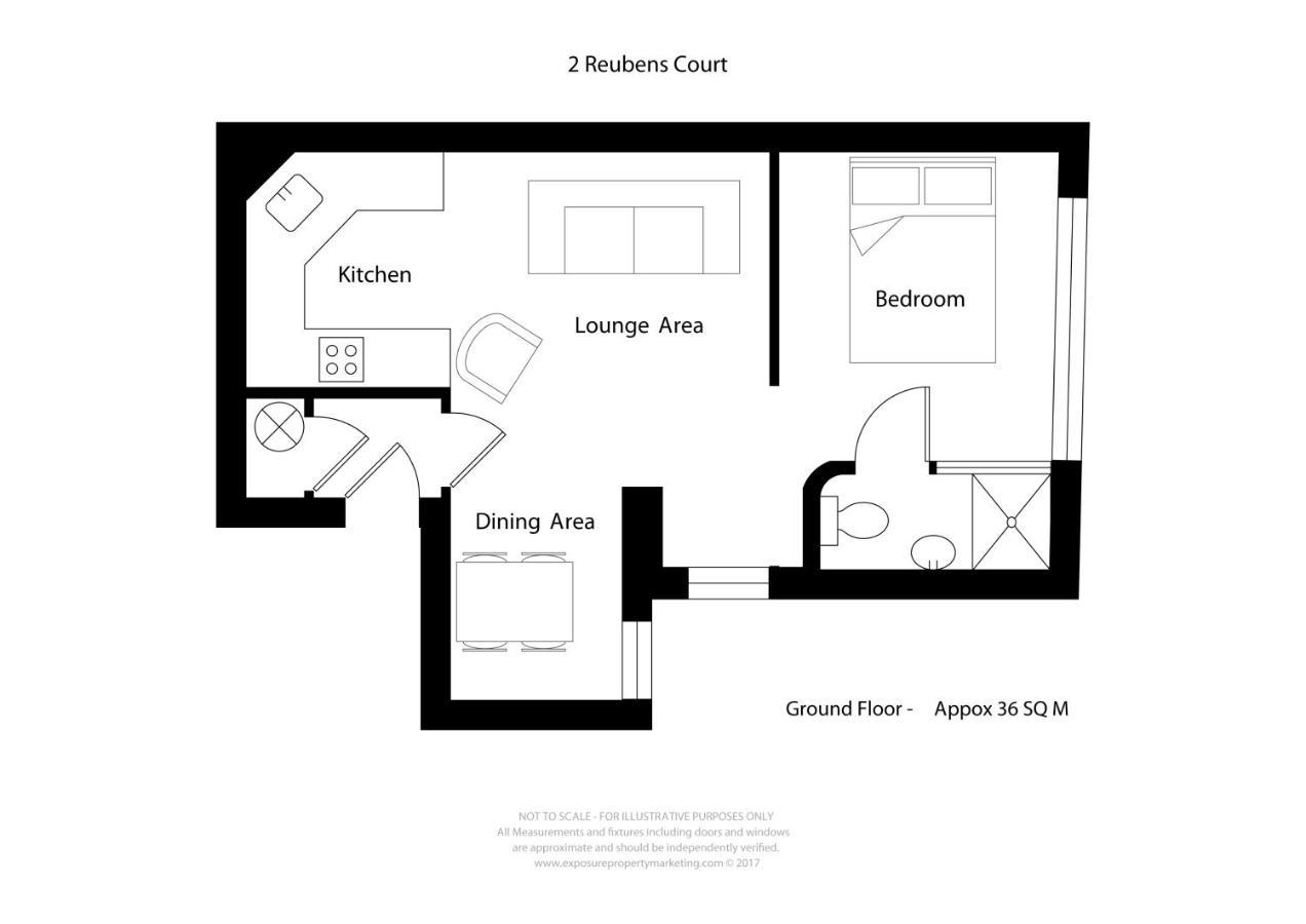 יורק City Apartments - Reubens Court מראה חיצוני תמונה
